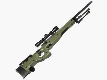 Good L96 AWS-338 incl. two magazines/ scope Springer 6mm BB olive