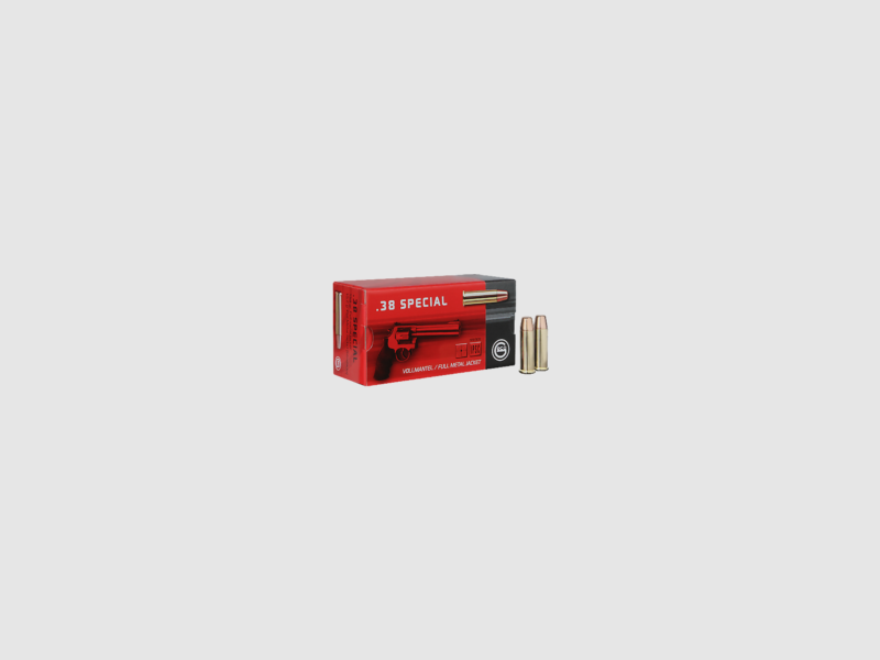 Geco munitions .38 Special ogive pleine 10,2g