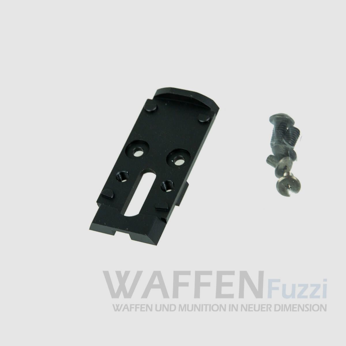 Adapterplatte für Walther Q5 Leuchtpunkt-Visier Shield RMSc