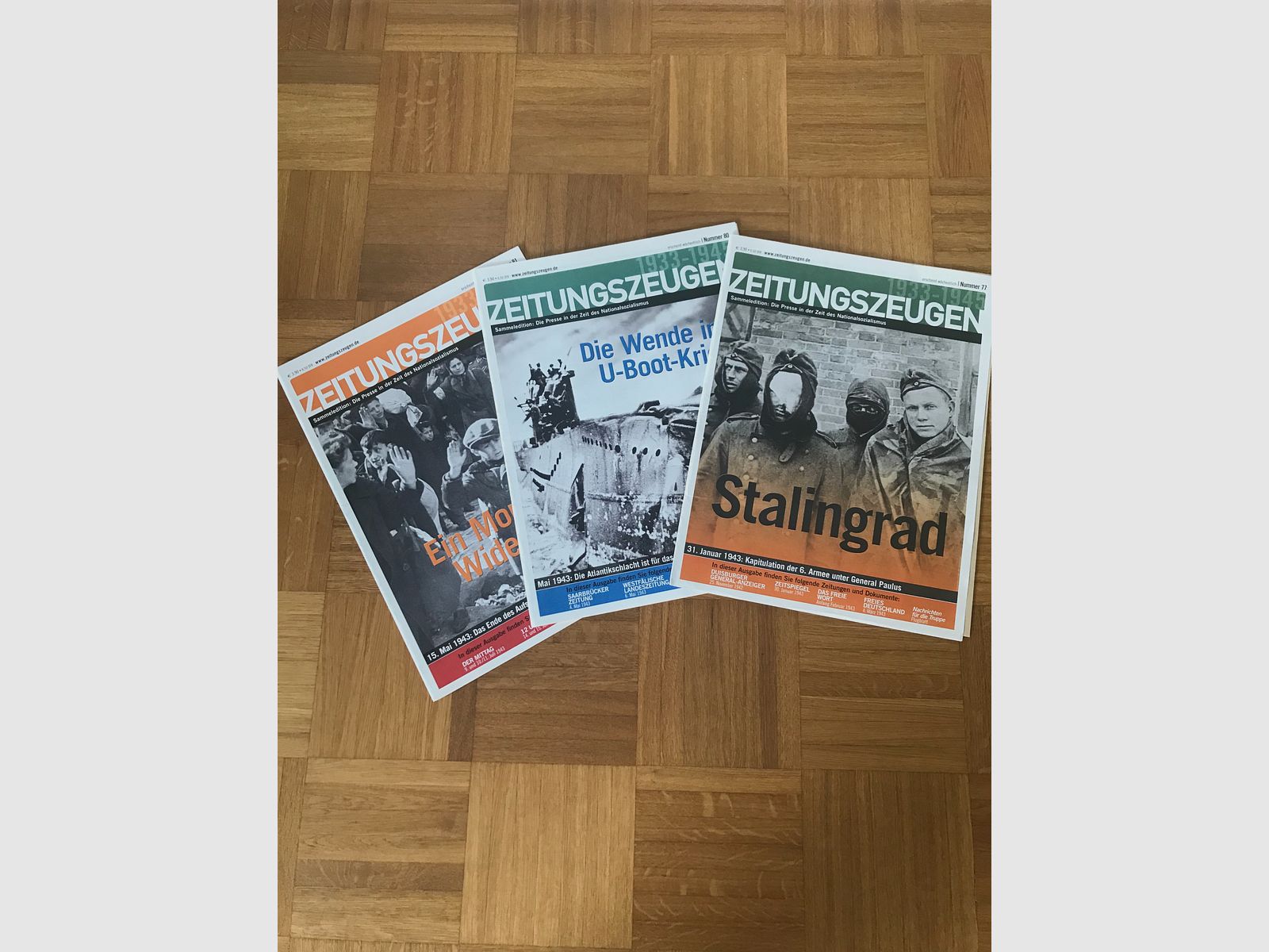Sammeledition Zeitungszeugen 102 Stück 