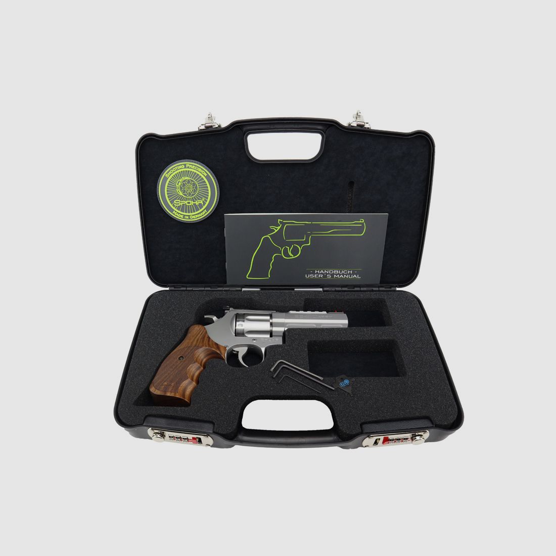 Spohr 284 Carry Stainless 4 Inch Revolver Made in Germany