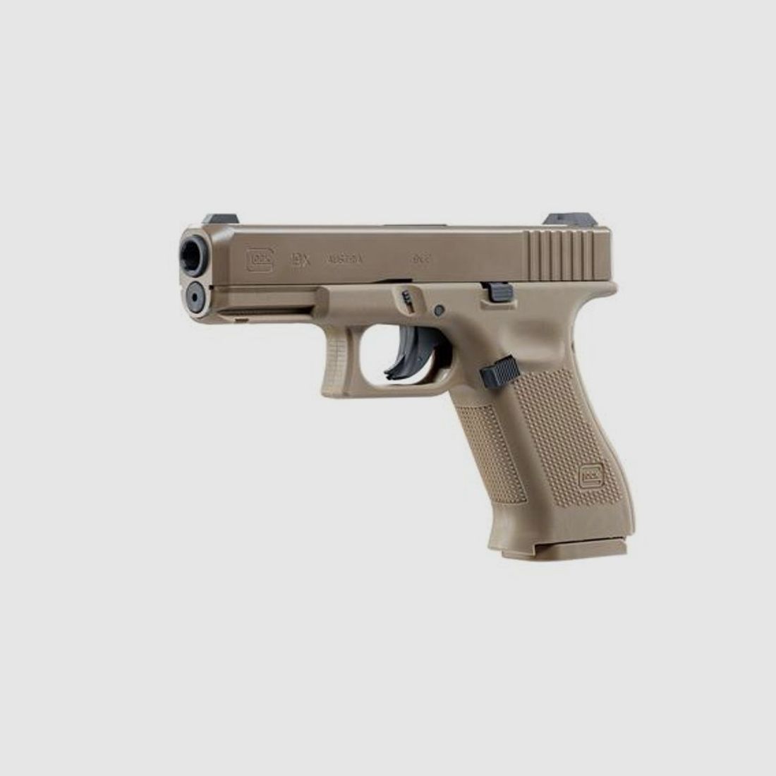 Glock 19x FDE Co2 Pistool Kal.4,5mm | 3 Joule, afbeelding 6 van 6