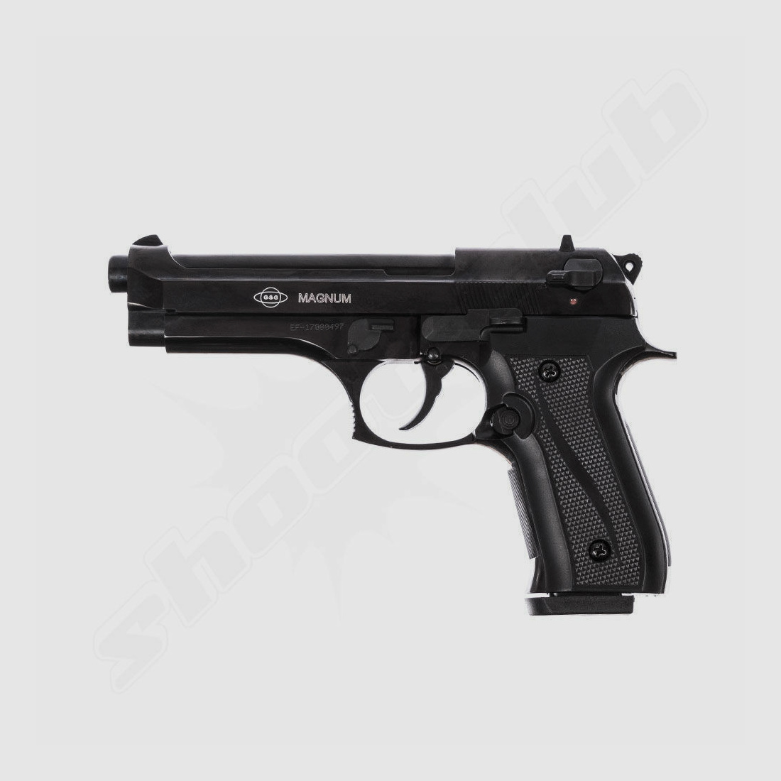 GSG Firat Magnum blued 9mm P.A.K. / 150 blank cartridges