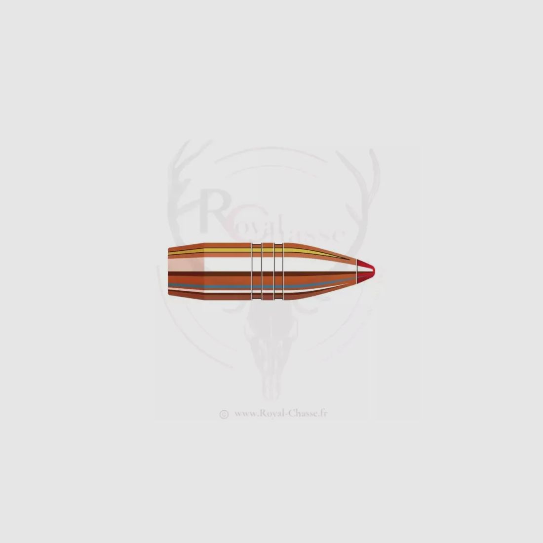 50 ogives Cal.30 D.308 140Grs MONOFLEX HORNADY