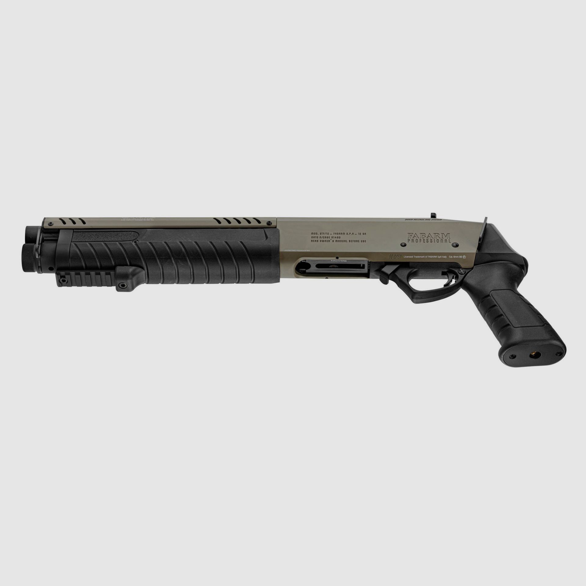 FABARM STF12 Initial krótki US Tan 6mm - Airsoft Gas wolny od 18 Nowy towar dostępny w magazynie