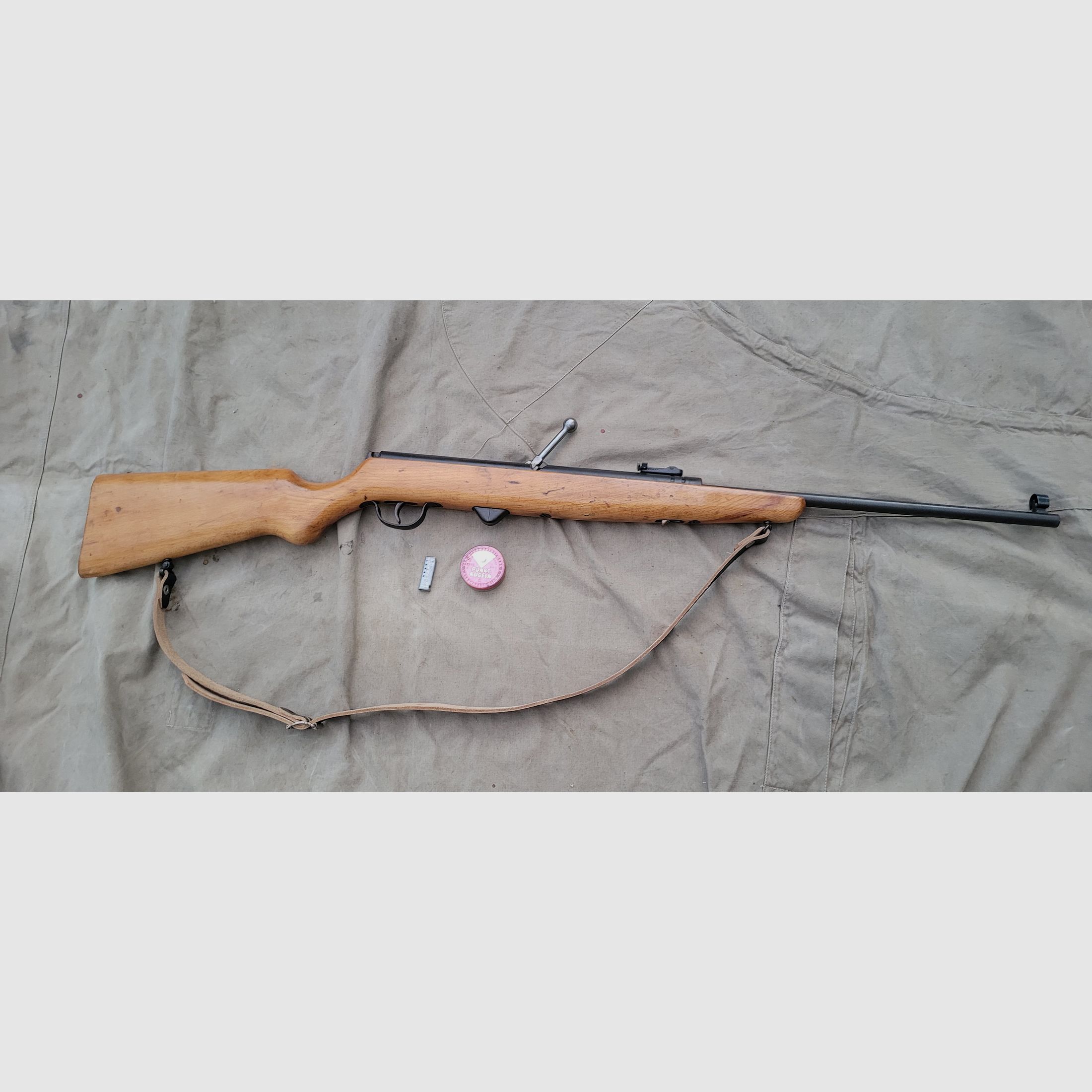 DDR Luftgewehr mit Magazin Haenel 310