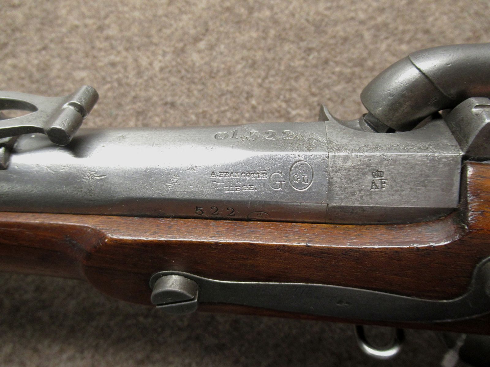 AB-185 FRANCOTTE Gewehr Mod. 1842/59 Kal. 18mm, Bild 5 von 6