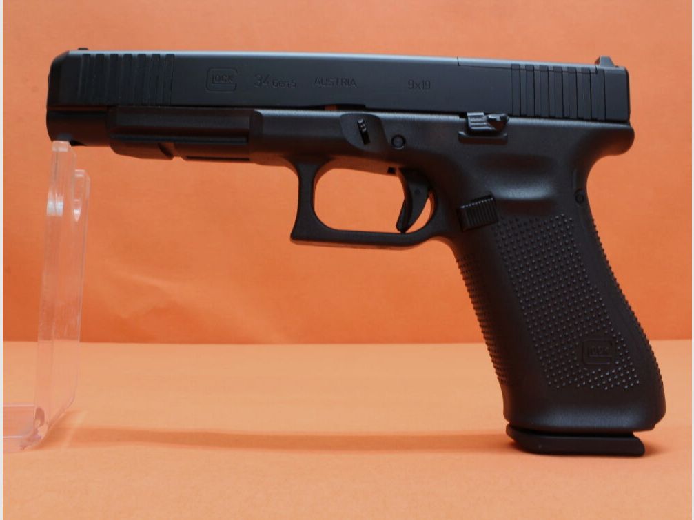 Glock Ha.Pistole 9mmLuger Glock34 Gen5 (MOS) 135mm Lauf Modular Optic System f. Red Dot Sight (9mmPara)