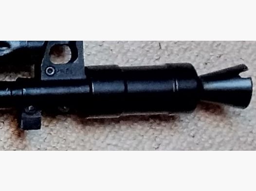 24x1,5 AK Flash Hider Dummy in acciaio / Muzzle Booster, soppressore di fiamma, amplificatore di rinculo AK-100 AK-105 AK-104 AKS.74u