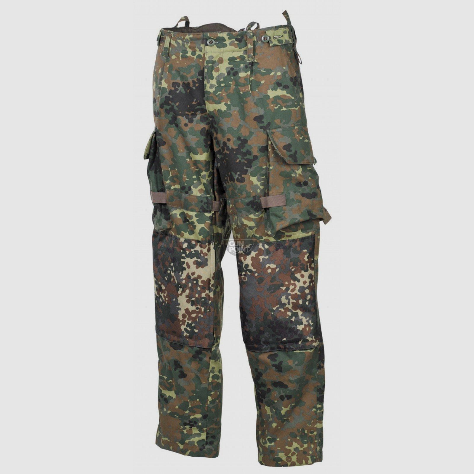 BW combat pants, use/exercise, flecktarn - size: XXL