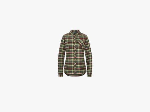 Blaser women's blouse Charlotte olive/red checked