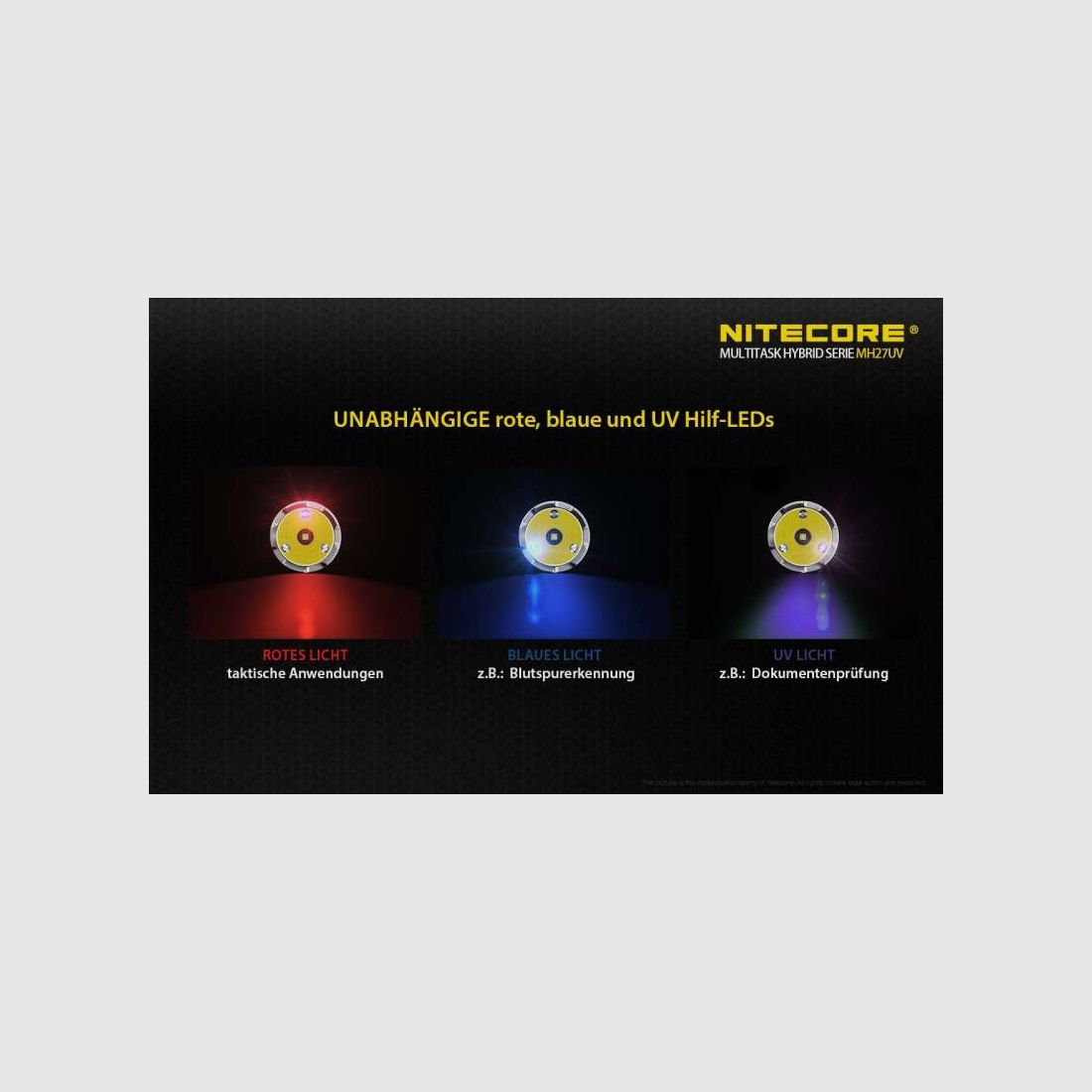 Torcia Nitecore MH27, immagine 5 di 12