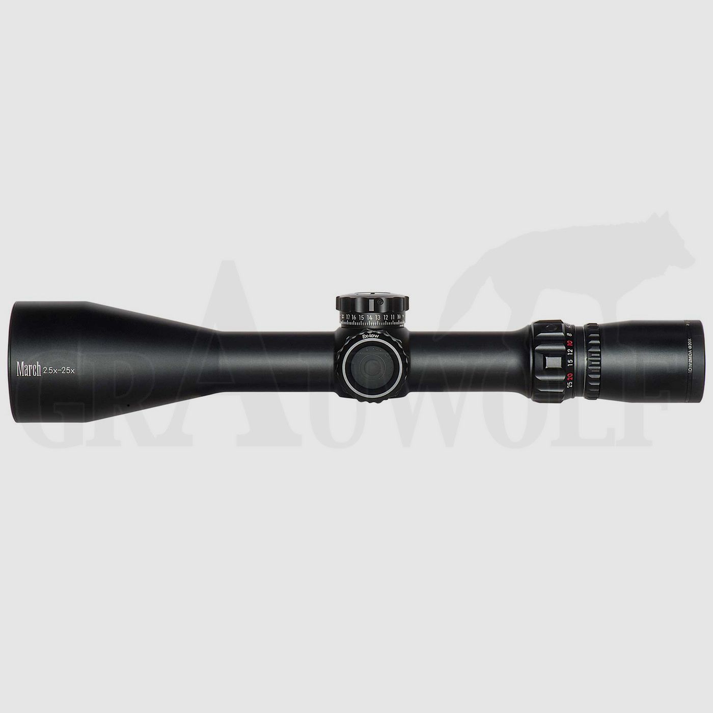 March Tactical 2,5-25x52 Zielfernrohr 30 mm Absehen MTR-2 beleuchtet