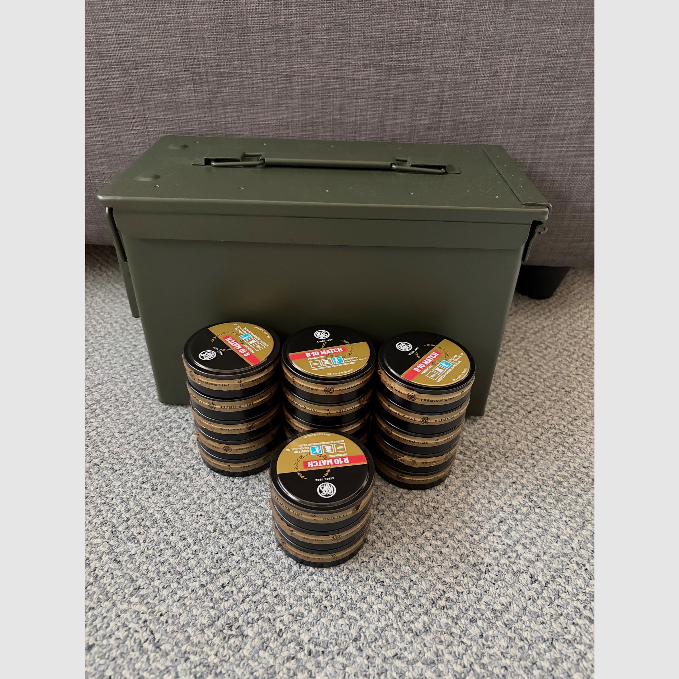 RWS R10 Match Kal. 4,5mm 9000 Schuss 