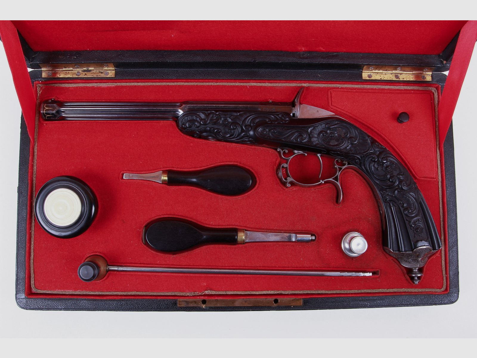 Pistola da salone Mangeot Bruxelles ca. 1860 Articolo 10437