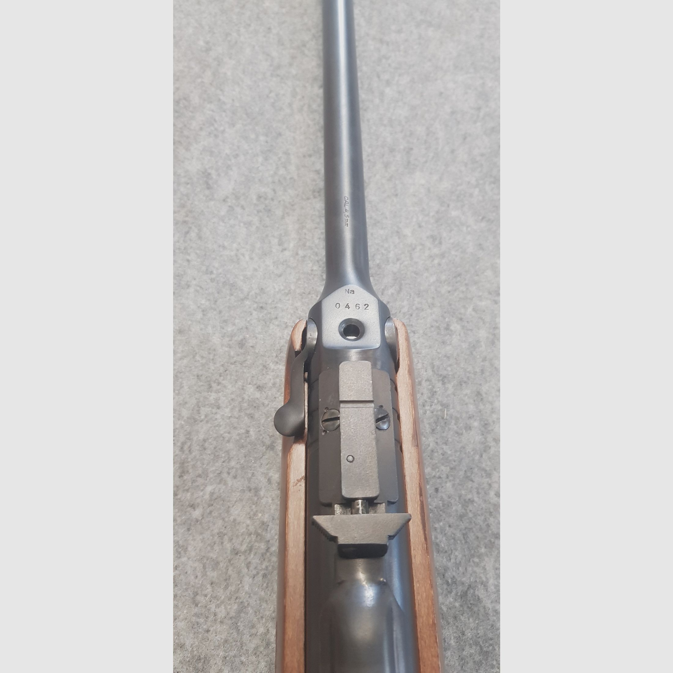 Weihnachtsangebot Seltenes aus Suhl Oberhebelspanner Luftgewehr Haenel Mod. IV/M im guten restaurierten Zustand Oberhebel 4M cal. 4,5mm Diabolo