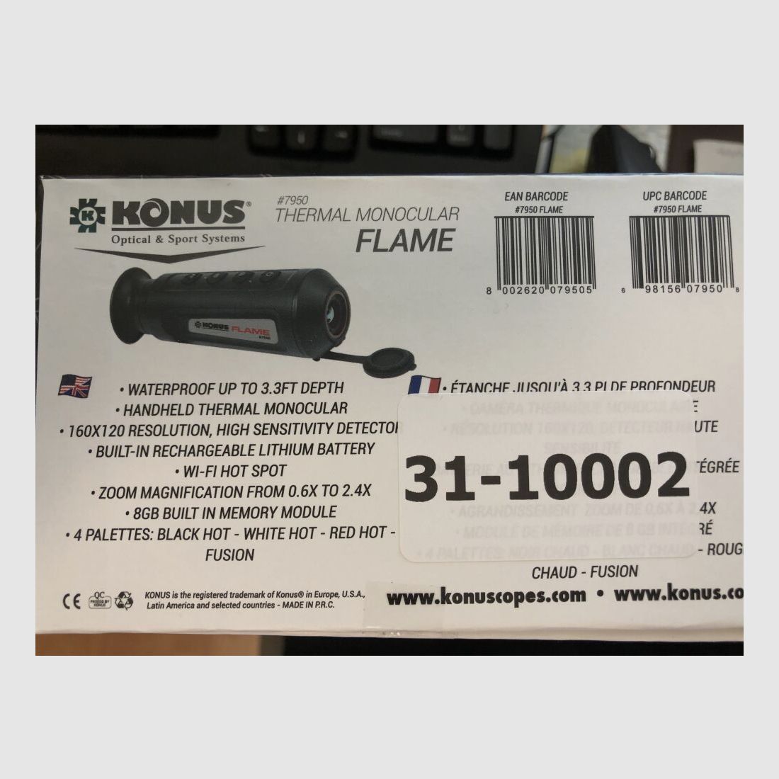 KONUS Wärmebild Konus 0,6-2,4 Thermal Monocular