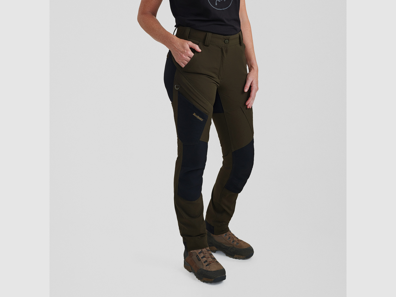 Lady Northward Hose - Bark Green/Black – Kleidergröße Damen: 44