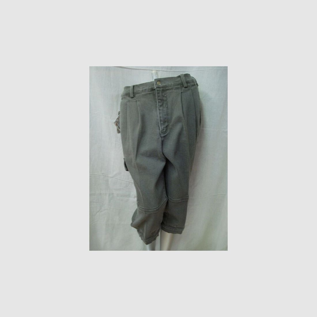 AKAH Denim Spodnie do Kolan z Lycra