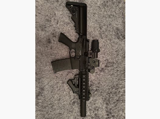 APS M4 Raptor ASR-Serie metal completo BlowBack S-AEG 6mm BB negro