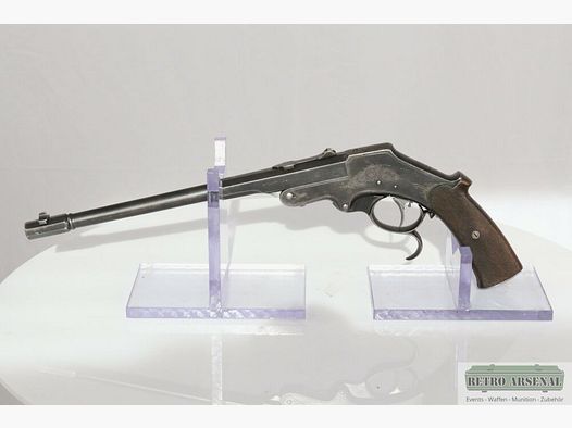 Scheibenpistole Langenhahn Mod. 1893 Griffhorn