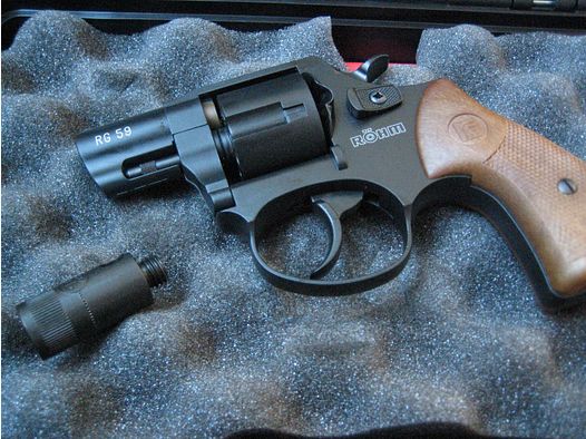 Röhm RG 59 cal. 9 mm R Knall Schreckschuss- Gasrevolver neu neu 