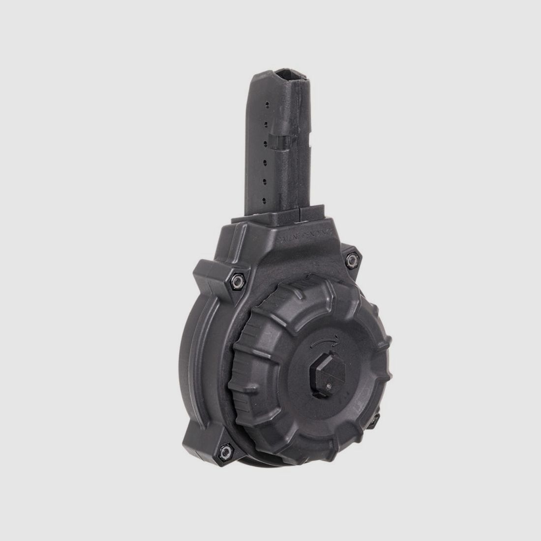 AR-15 9MM STILE GLOCK MAG (50) RD DRUM NERO POLIMERO