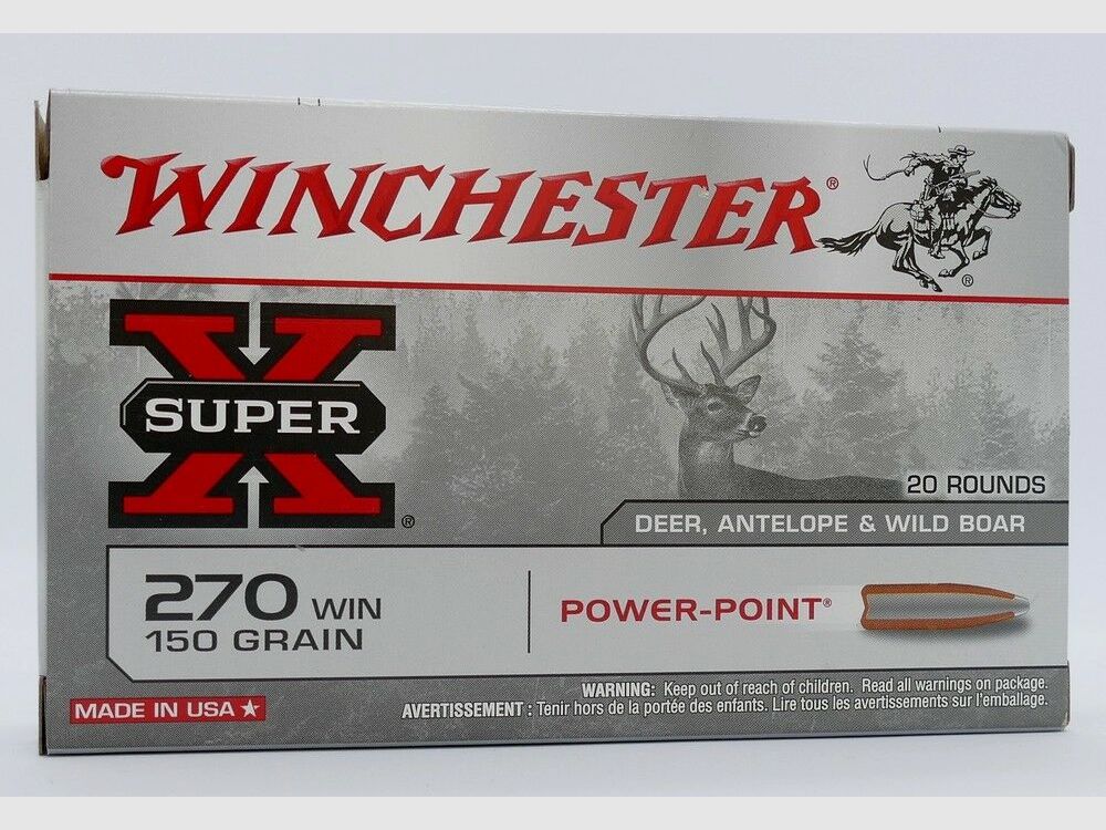 Winchester	 .270Win. Power Point 9,7g/150grs