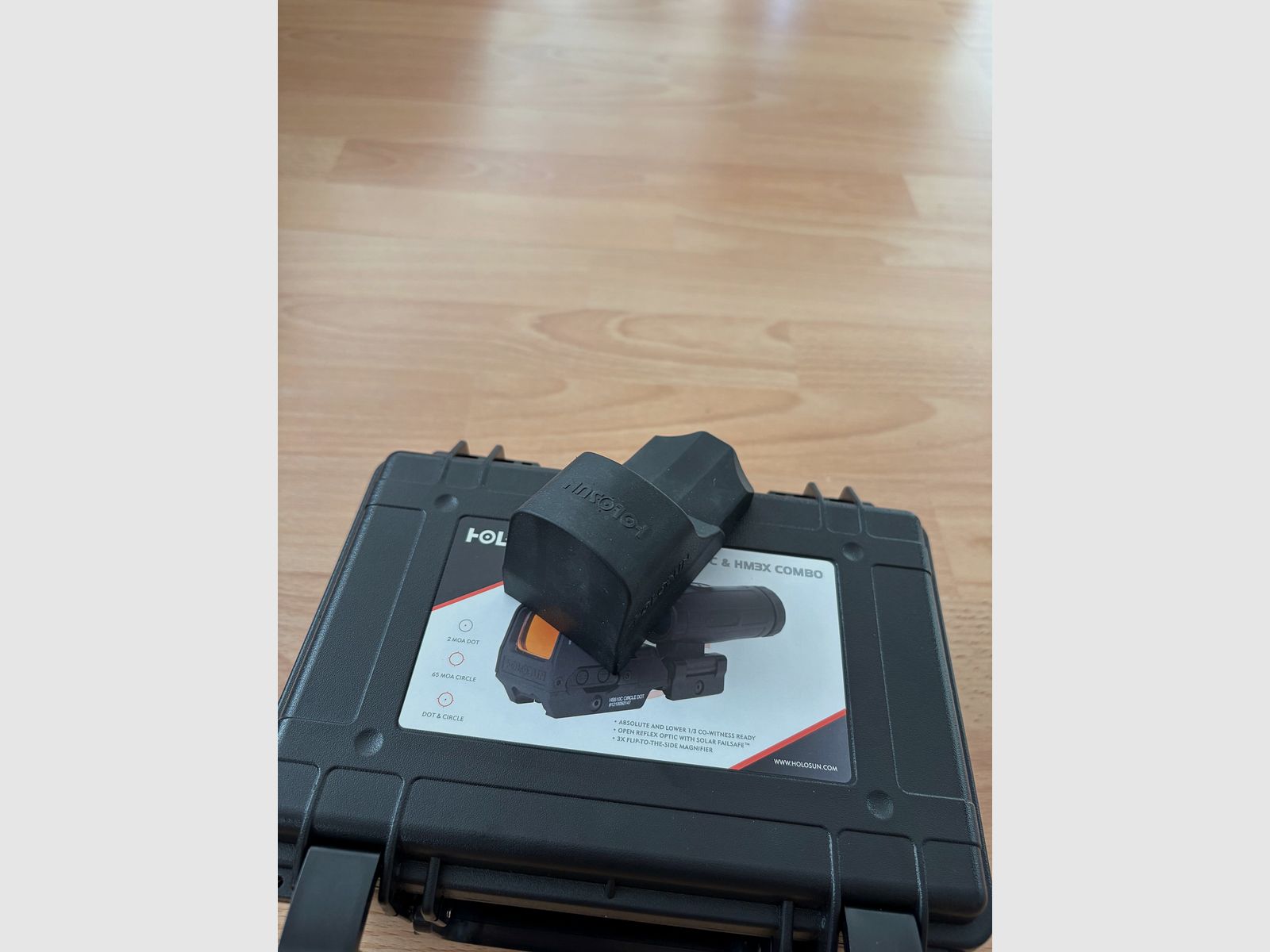 Conjunto Holosun HS510C + HM3X Magnifier + Funda