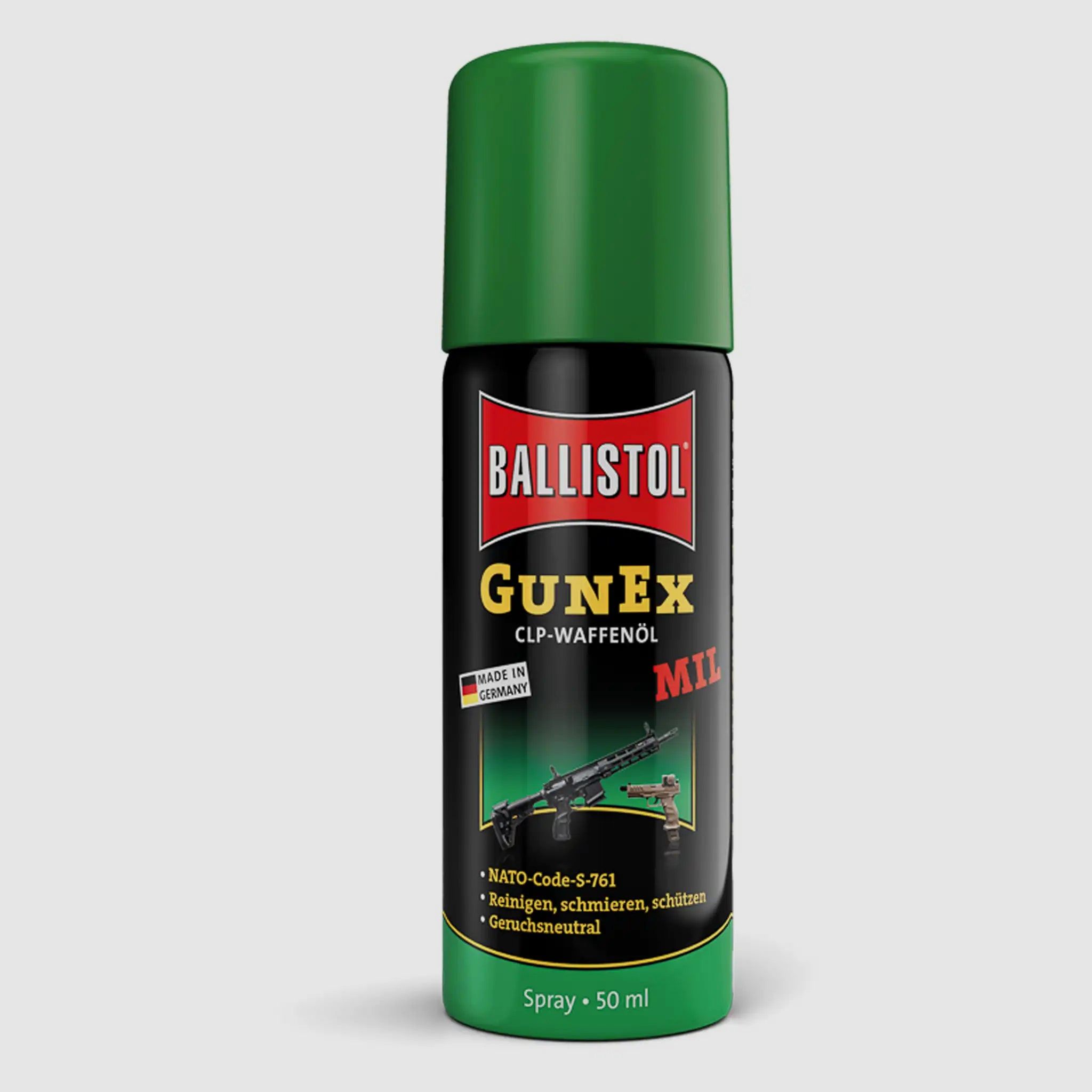 Ballistol Special Weapon Oil GunEx MIL CLP Spray - 50 ml