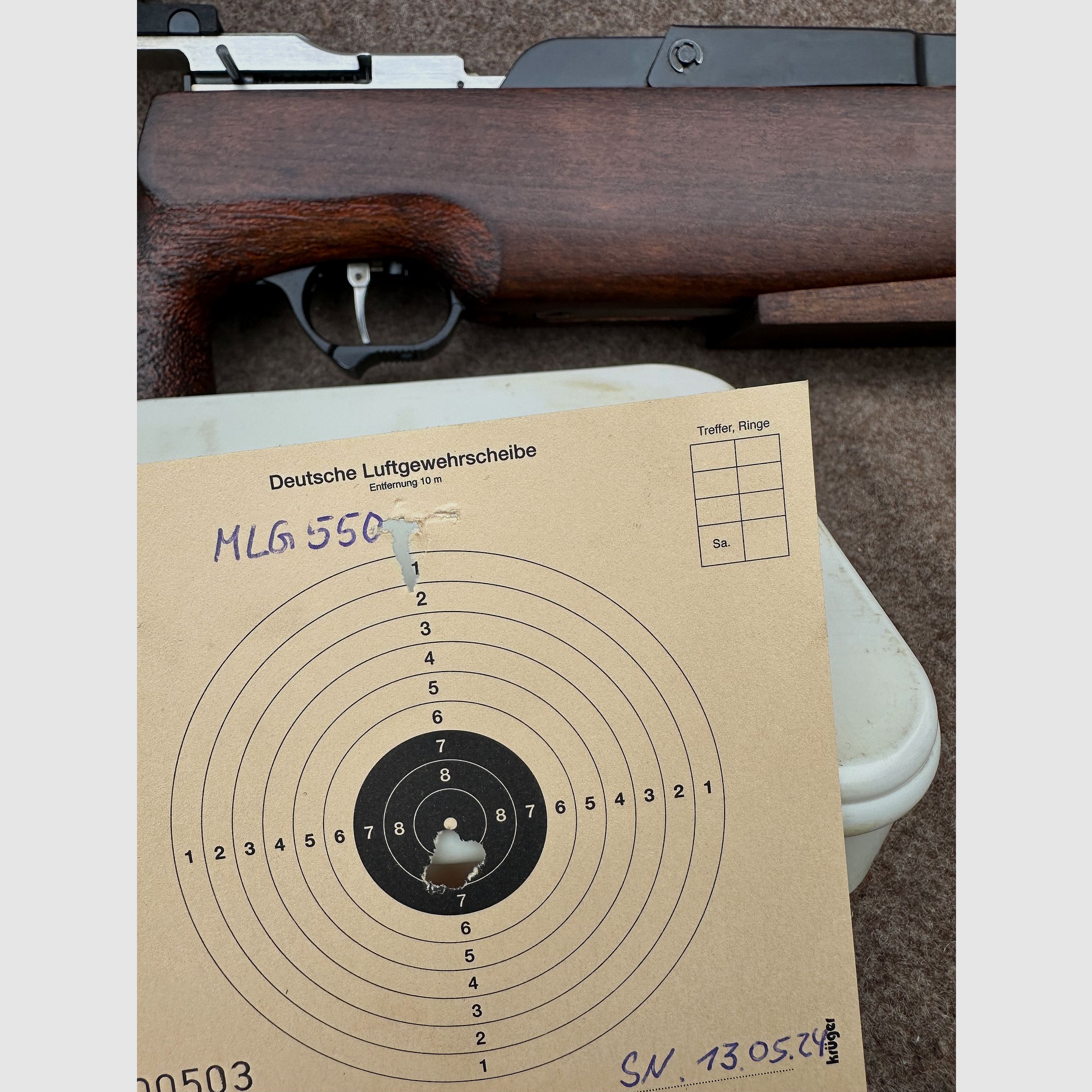 Haenel MLG 550 mit originalem Zubehör extrem selten