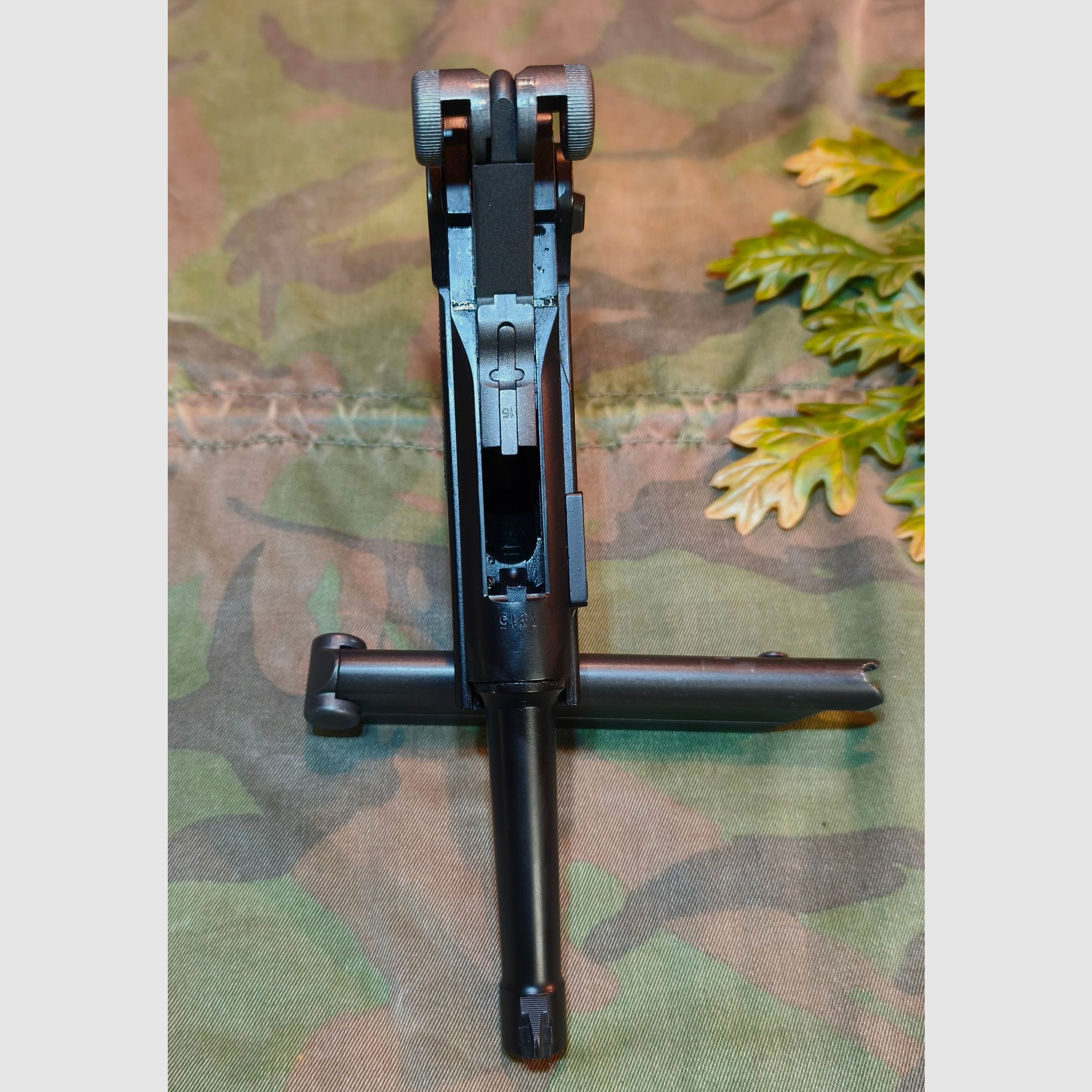 P08 Airsoft Vollmetall GBB 6mm BB noir - Version 4 pouces