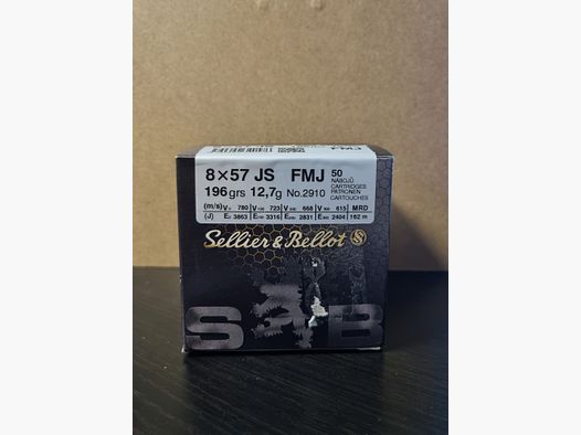 Sellier & Bellot 8×57 JS Vollmantel