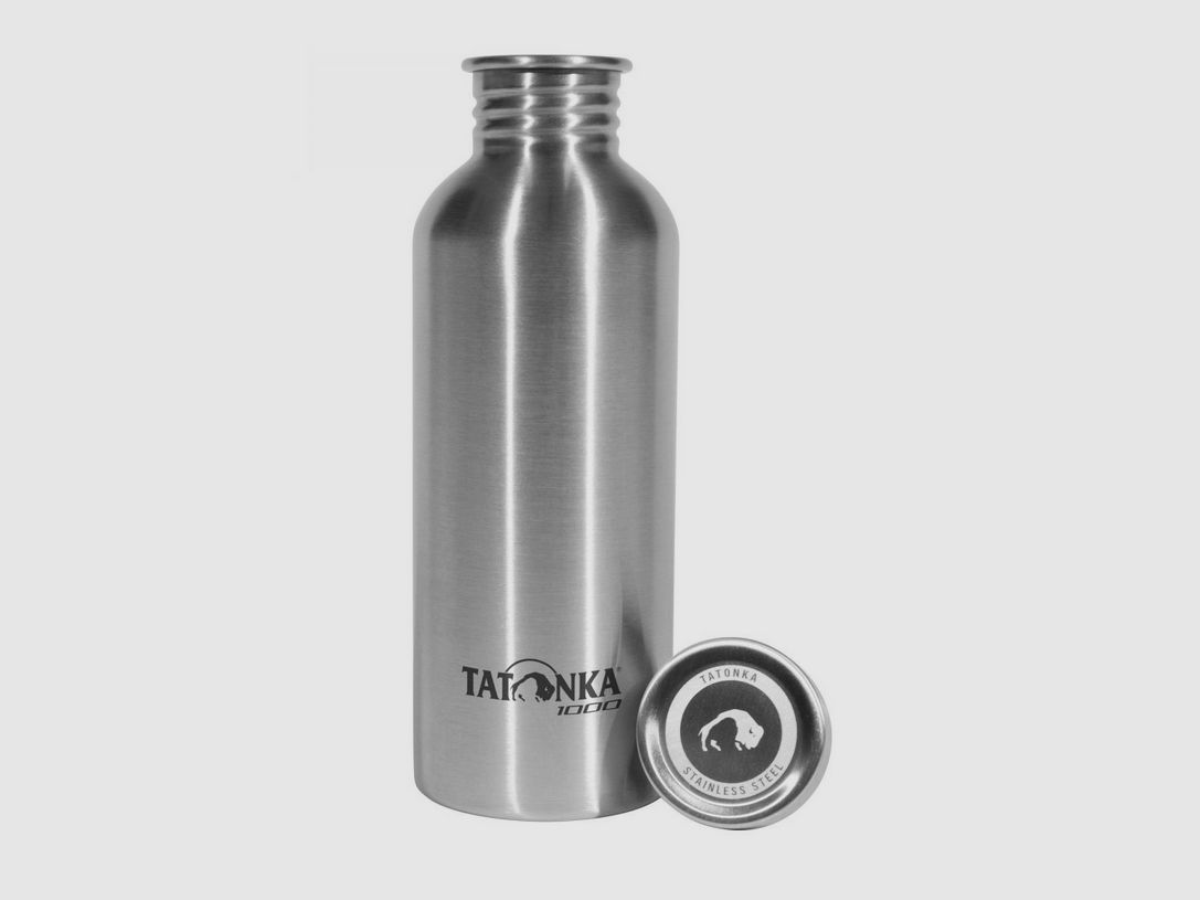 TATONKA Steel Bottle Premium 0,75l Edelstahlflasche Trinkflasche mit Edelstahl-Schraube