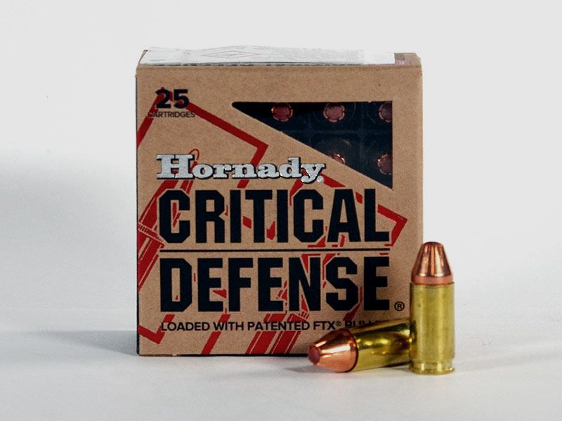 Hornady Critical DEFENSE FTX 9 mm Luger 115 grs 1 Pack (25 rounds at €1.436 each*)