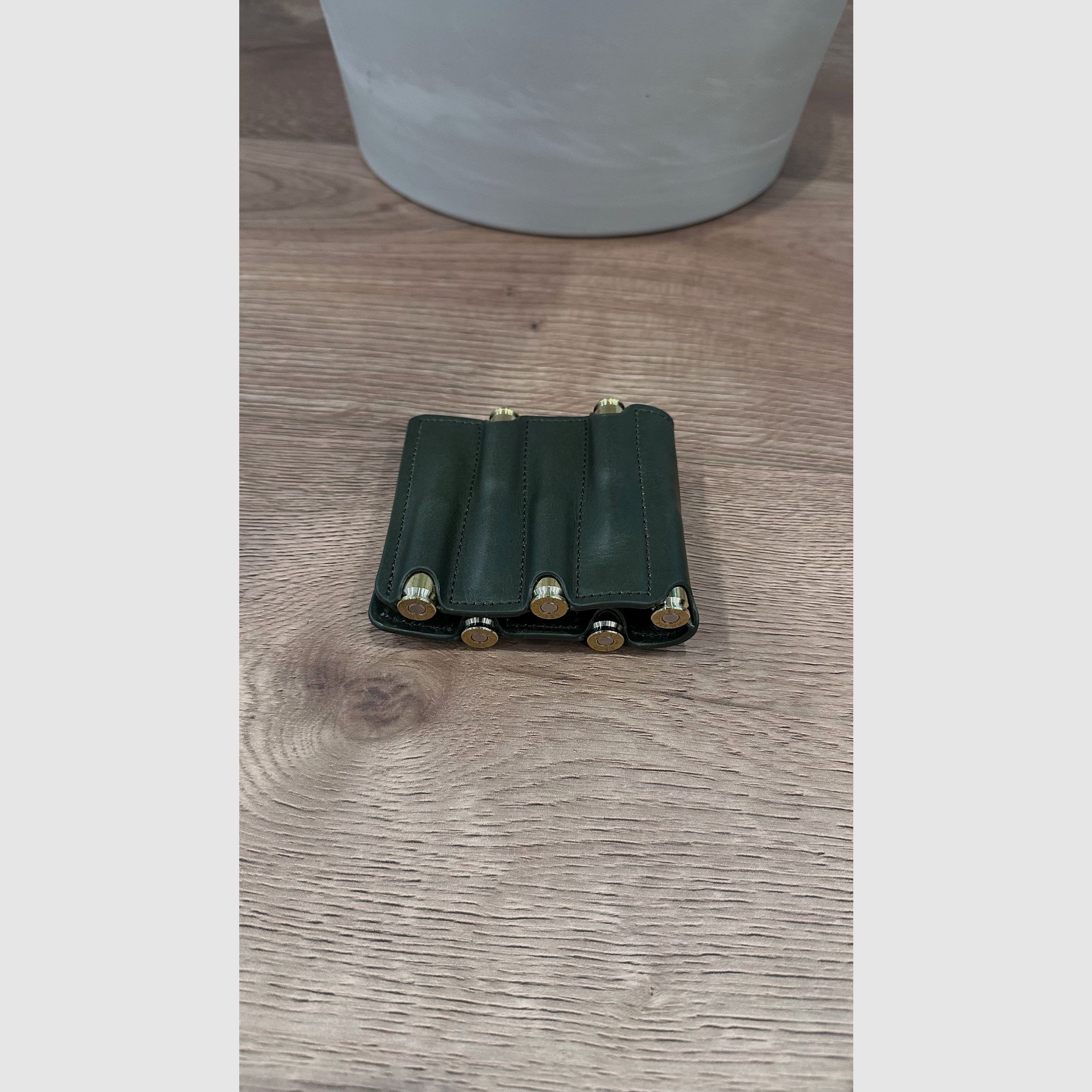 - Polowanie - Patronenetui Etui Patronentasche Ledertasche Munitionstasche