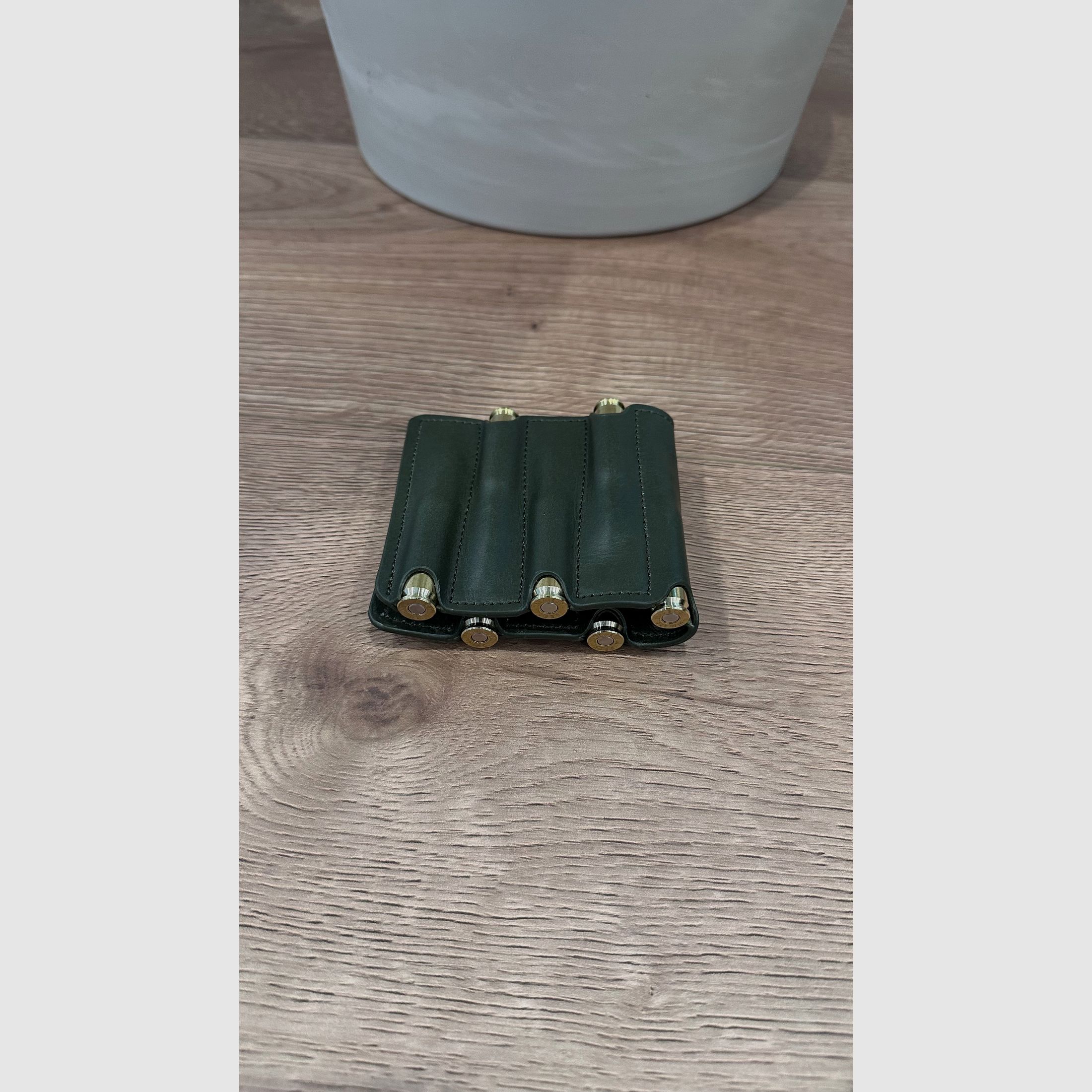 - Polowanie - Patronenetui Etui Patronentasche Ledertasche Munitionstasche