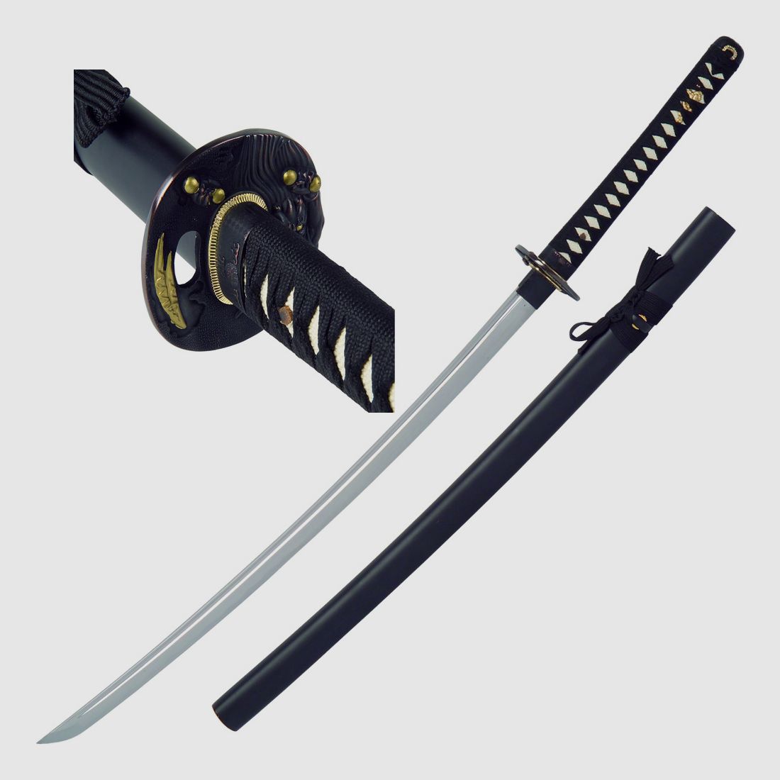 Półręcznie wykonana katana