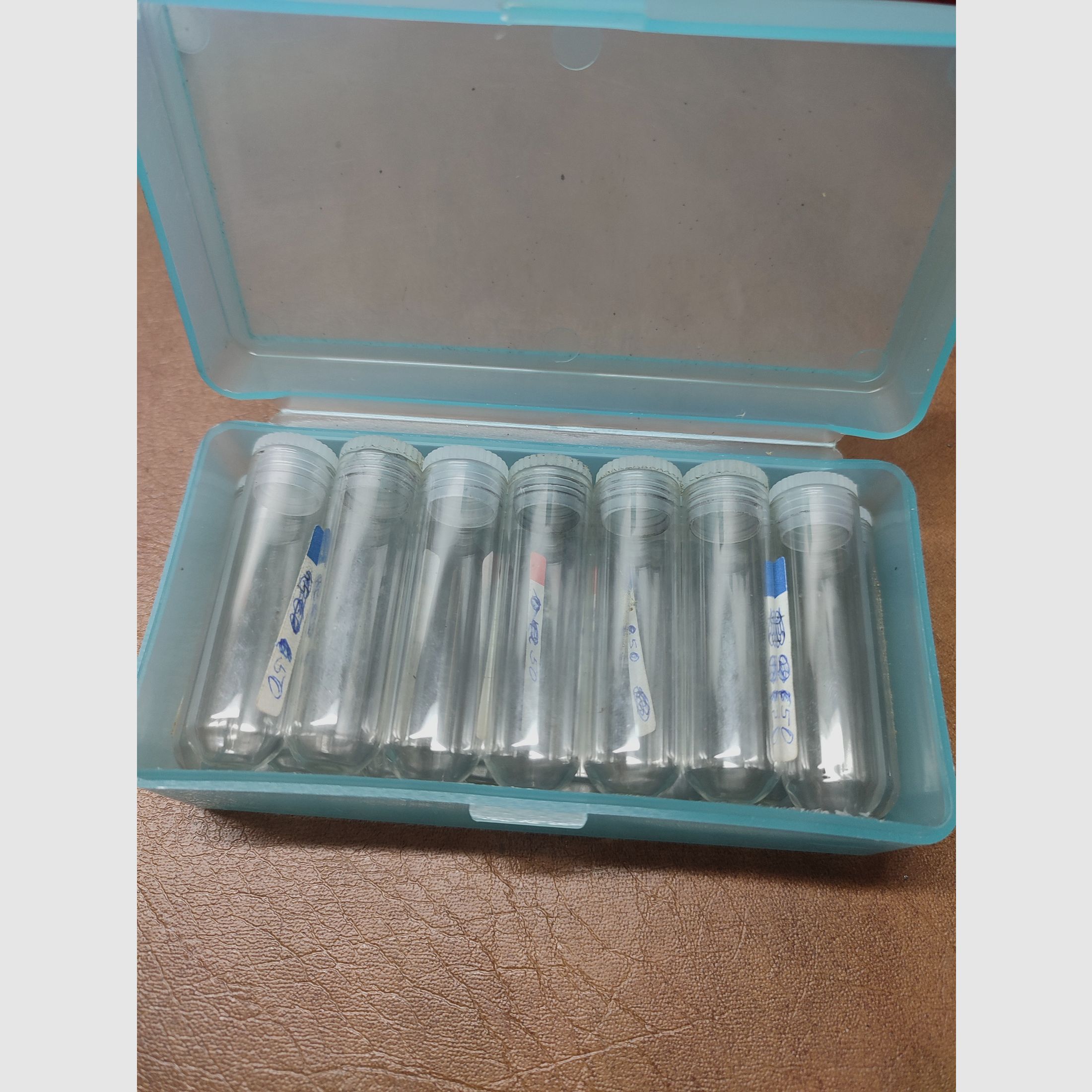 Schwarzpulver Röhrchen Set 95 Stück inkl. Boxen  Vorderlader 