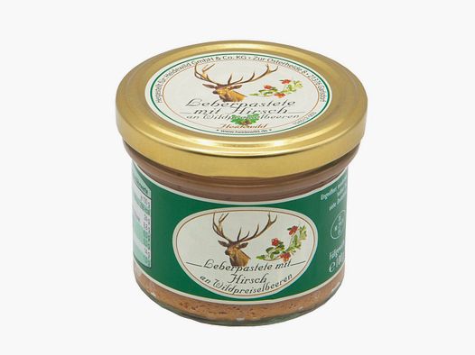 Heidewild Leberpastete mit Hirsch an Wildpreiselbeeren