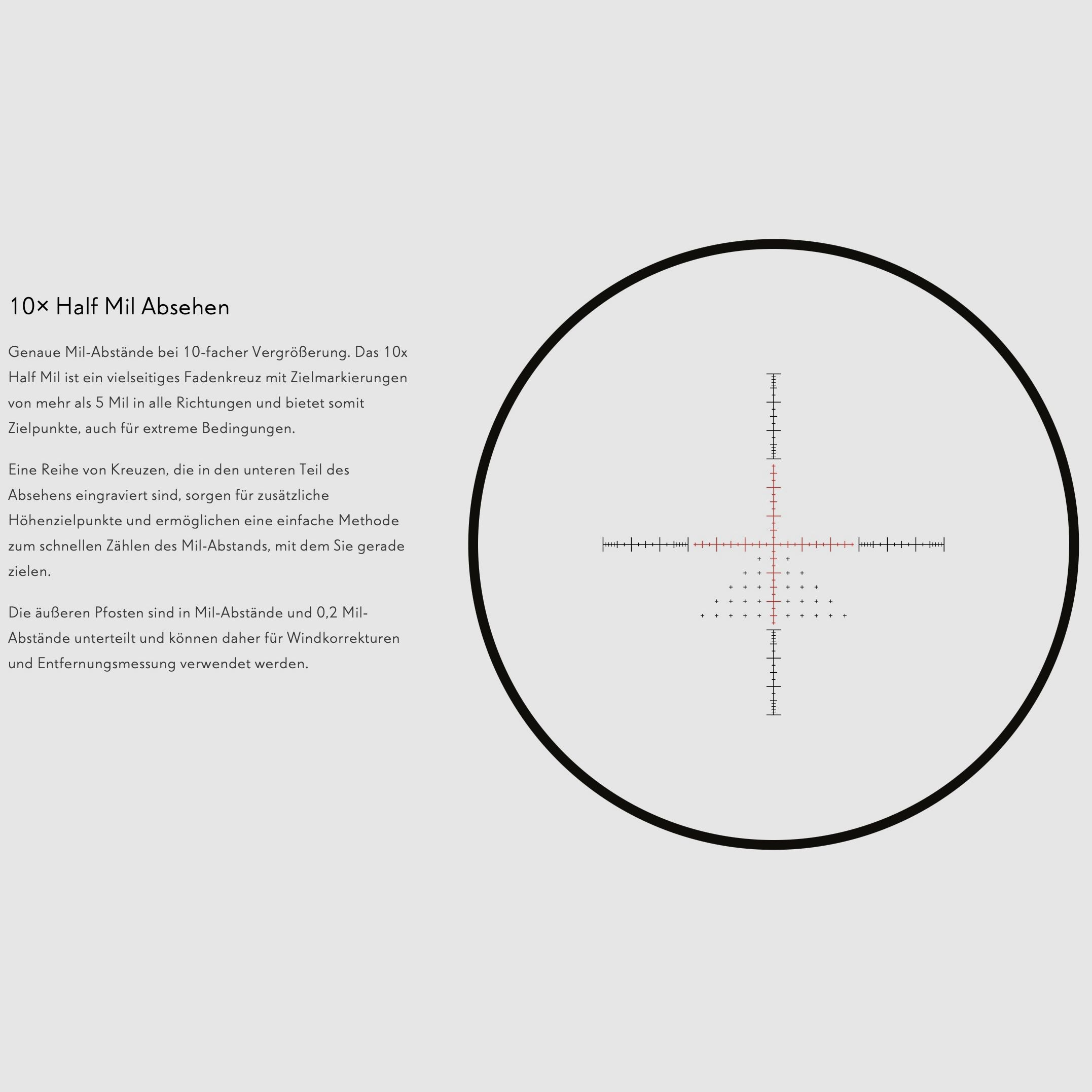 HAWKE 17140 Sidewinder 30 SF 4.5-14x44 10x Half Mil Reticle