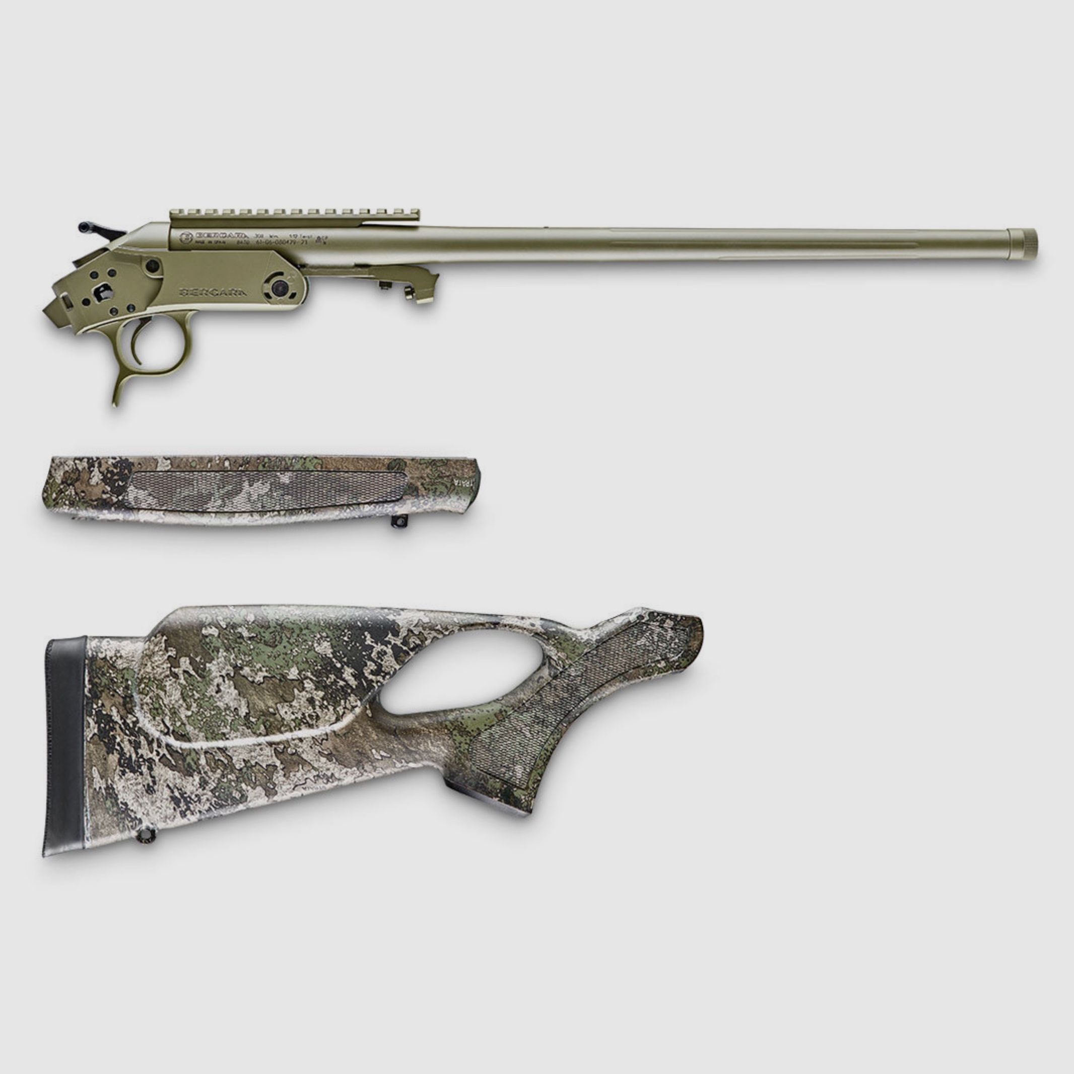 Action Bergara bolt-action rifle BA 13 TD 20'' TH Strata .308 Win. 5/8-24 UNEF hole stock