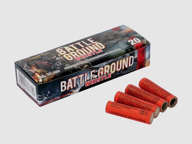 Pyro Umarex Battle Ground Whistle Pfeifpatronen 20 StĂĽck (P18)