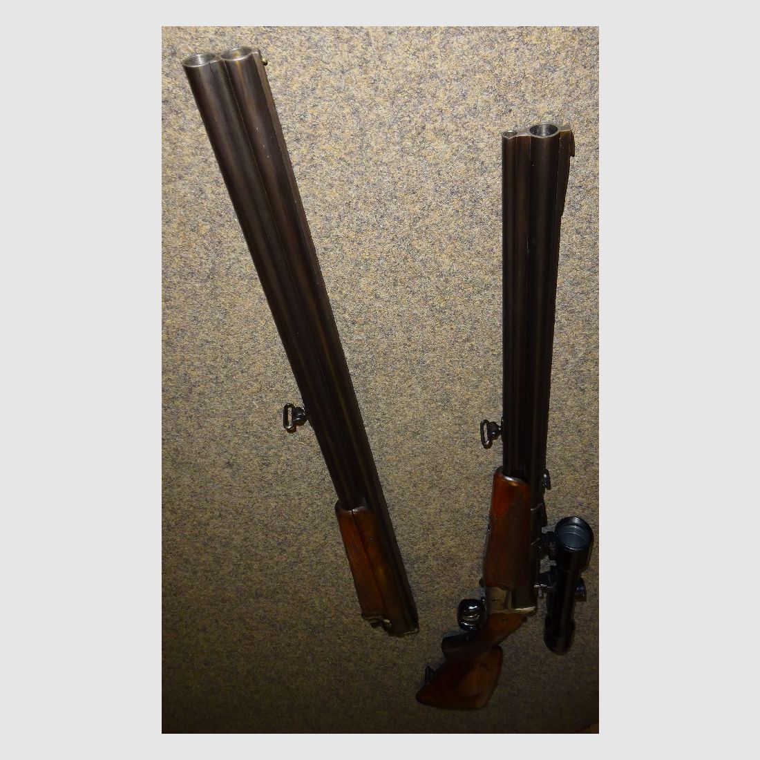 BBF /BDF HEYM Mod. 88 7x57R +16/70 con canna intercambiabile su BDF 16/70. Con "Kaps" ZF 4 volte. Spedizione in tutta l'UE