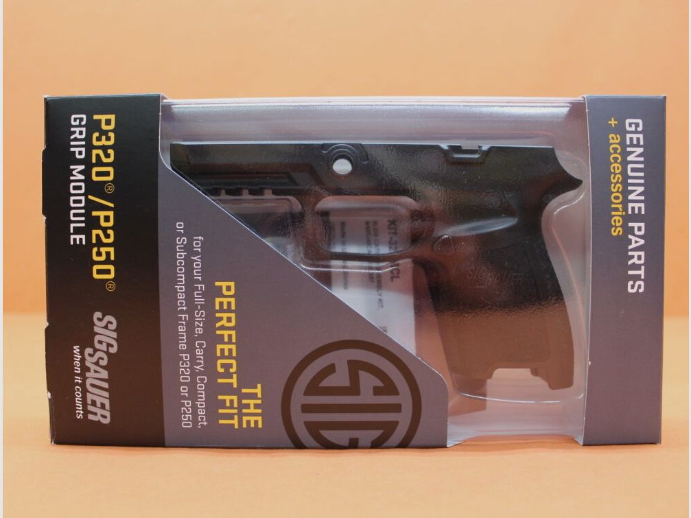 SIG Sauer SIG Sauer P250/P320: Grip module Compact Large BLK (GRIP-MOD-C-943-LG-BLK) Polymer grip
