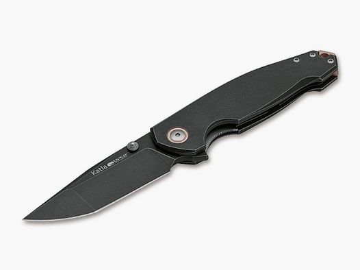 Coltello a serramanico Katla Dark Stonewashed Titanium