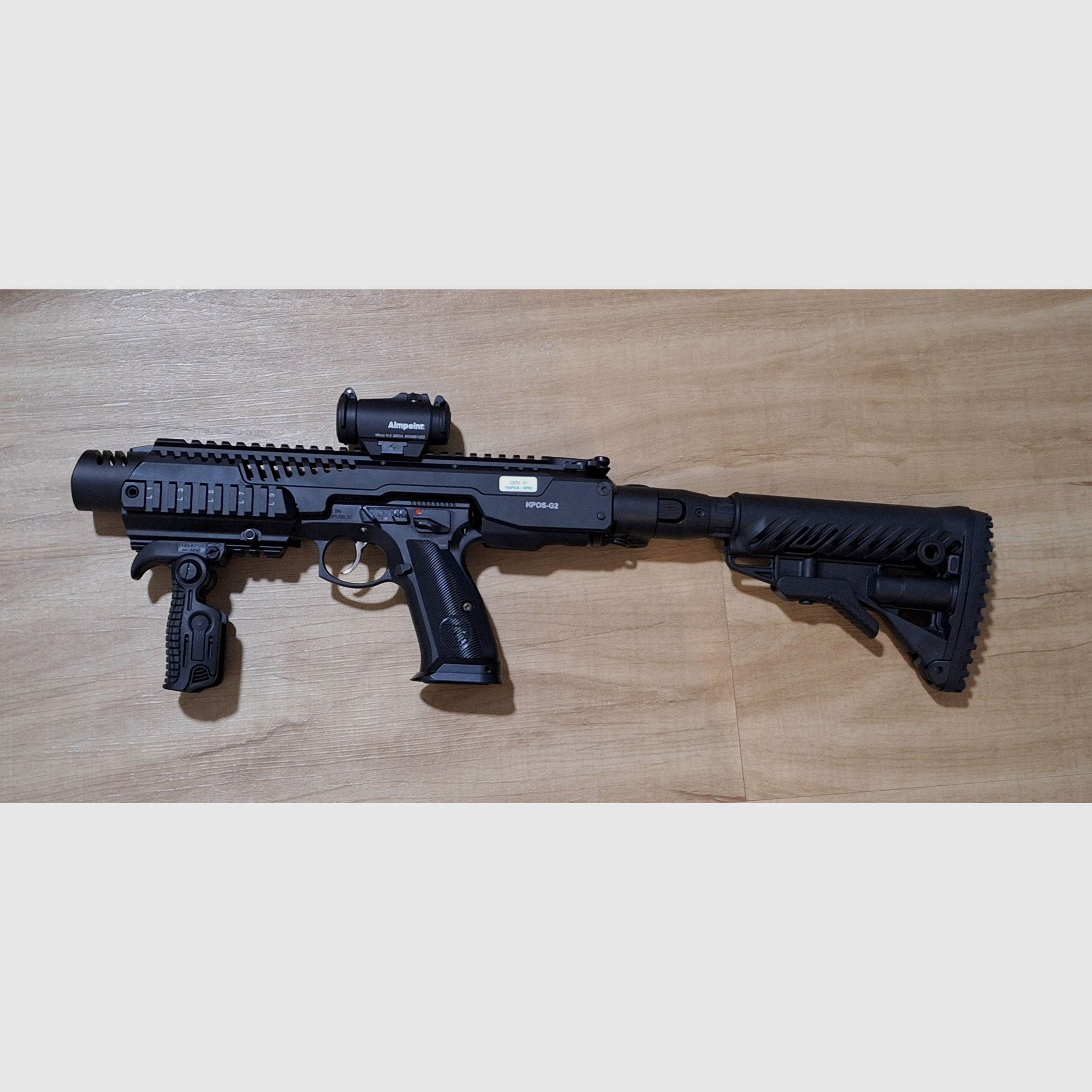 CZ75 Viper 6" und Anschlagschaft KPOS G2