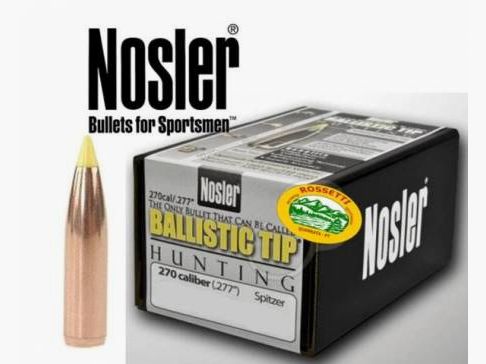 NOSLER pociski BALLISTIC TIP kal.270 (.277) 150gr. 50szt.