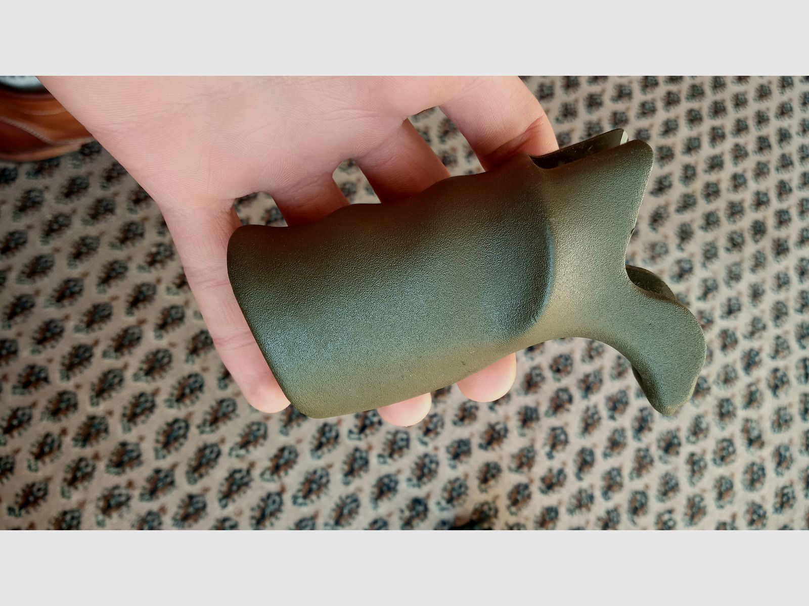 Original Griff & Trapezhandschutz für H&K G3A4 beide farblich abgestimmt in NATO Grün und Zweibein geeignet // G3 und Klone Handschutz + Pistolengriff / G3A3 G3SG1 MKE T41 HK91 VFC Co2 Umarex