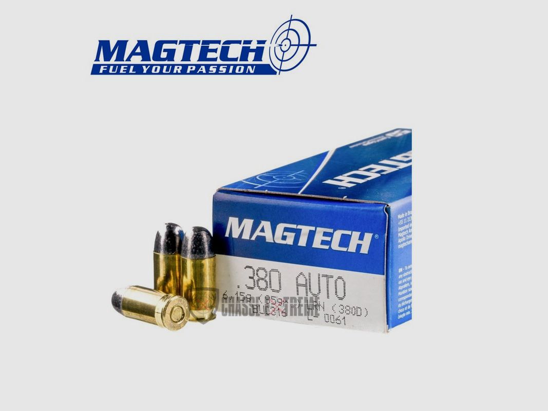 50 cartucce MAGTECH cal 380 Auto 95gr LRN, immagine 1 di 2